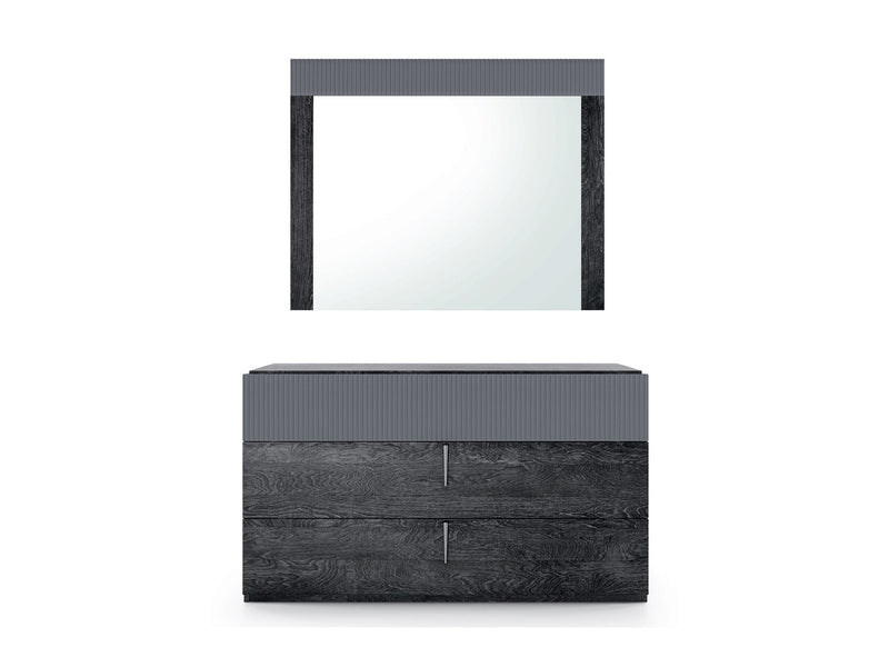 Onyx 52" Wide 3 Drawer Dresser With Mirror