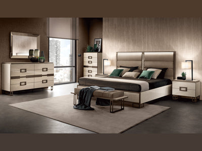 Poesia 65" Wide 8 Drawer Dresser With Mirror