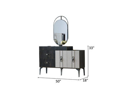 Nero 50" Wide Dresser With Mirror