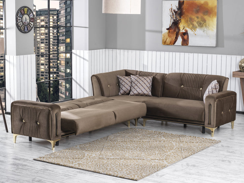 Angelo 118" Wide Convertible Sectional