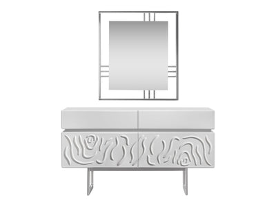 Parmar 57" Wide Dresser With Mirror