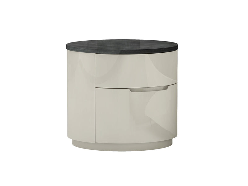 Amsterdam 17.5" Tall 2 Drawer Nightstand