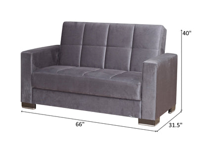 Armada 66" Wide Convertible Loveseat