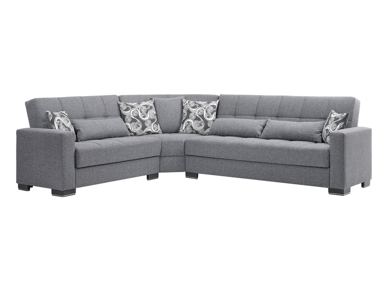 Armada 124" / 100" Wide Convertible Sectional