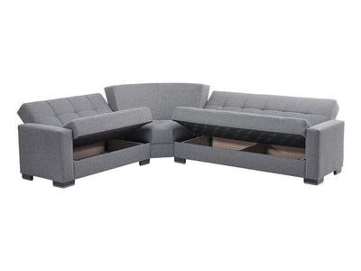 Armada 124" / 100" Wide Convertible Sectional