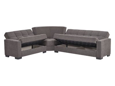 Armada 124" / 100" Wide Convertible Sectional