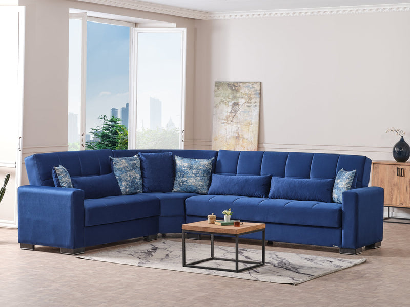 Armada 124" / 100" Wide Convertible Sectional