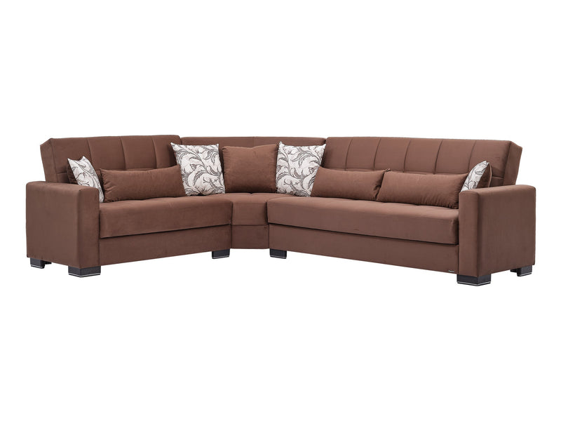 Armada 124" / 100" Wide Convertible Sectional