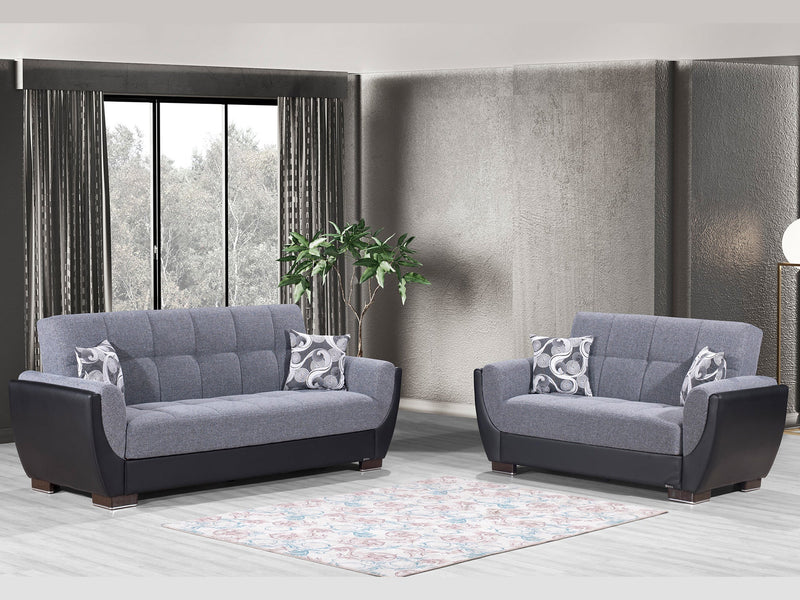 Armada Air Partial Leather Living Room Set