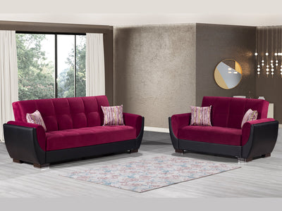 Armada Air Partial Leather Living Room Set