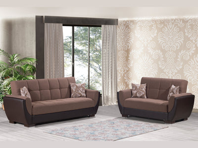 Armada Air Partial Leather Living Room Set