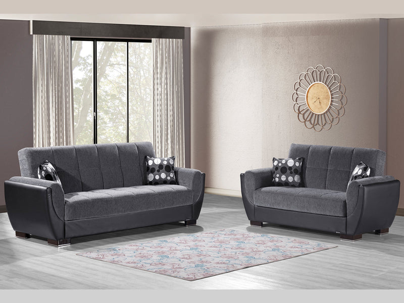 Armada Air Partial Leather Living Room Set