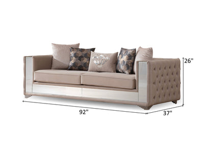 Austin Empi 92" Wide Tufted Sofa