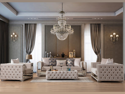 Austin Empi 92" Wide Tufted Sofa