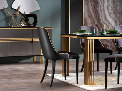 Carlino 78.8" Wide 6-8 Person Dining Table