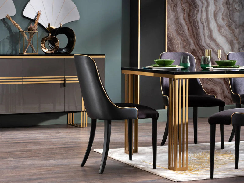 Carlino 78.8" Wide 6-8 Person Dining Table
