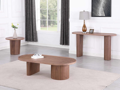 2607 55" Wide Oval Coffee Table