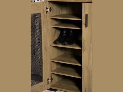 Bristol 31.5" Wide 6-Shelf Shoe Cabinet