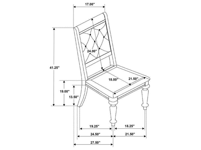 Bling Game 6 Person Extendable Dining Room Set