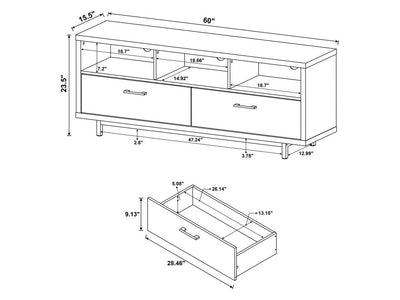 Casey 60" Wide TV Stand