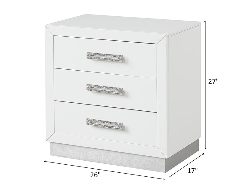 Coco 27" Tall 3 Drawer Nightstand