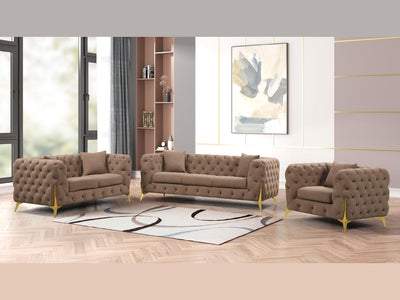 Contempo 84.3" Wide Tufted Sofa