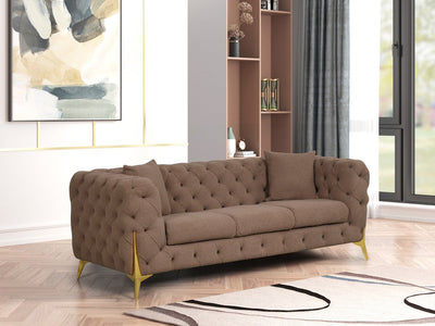 Contempo 84.3" Wide Tufted Sofa