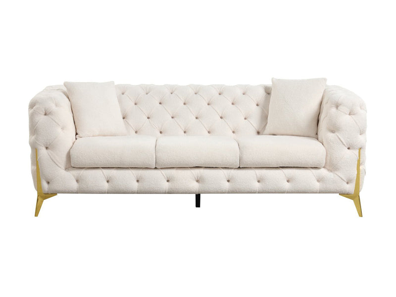 Contempo 84.3" Wide Tufted Sofa