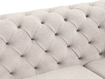 Contempo 84.3" Wide Tufted Sofa