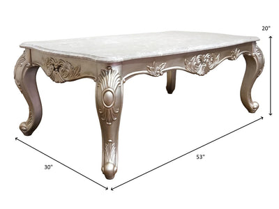 Emily 53" Wide Traditional Coffee Table