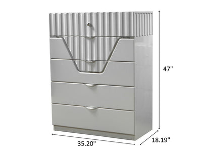 Da Vinci Gala 35.2" Wide 5 Drawer Chest