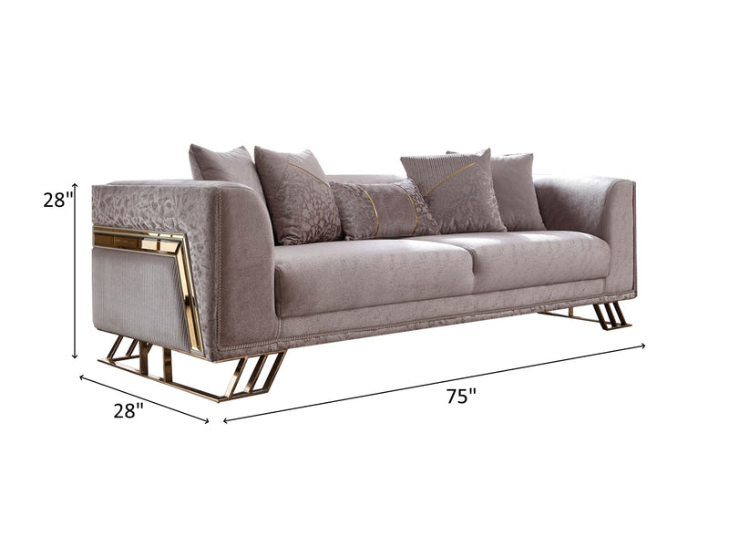 Elegances 75" Wide Loveseat