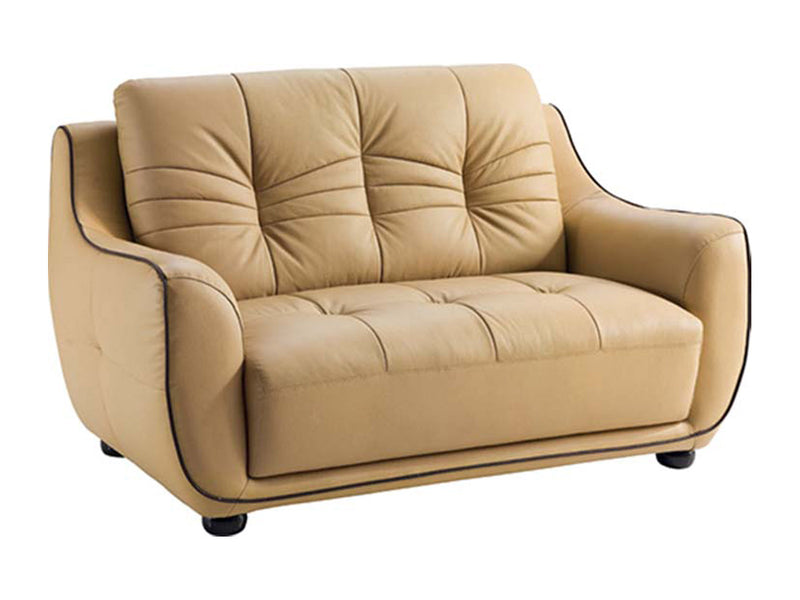 2088 60" Wide Leather Loveseat