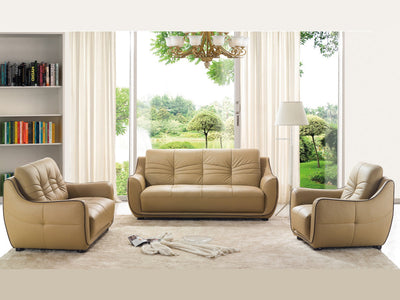 2088 60" Wide Leather Loveseat