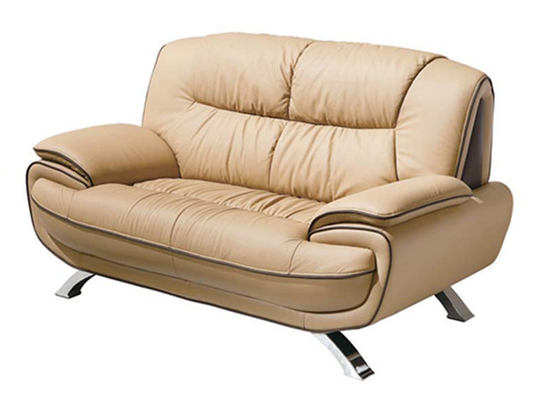 405 64" Wide Leather Loveseat