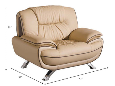 405 47" Wide Leather Armchair