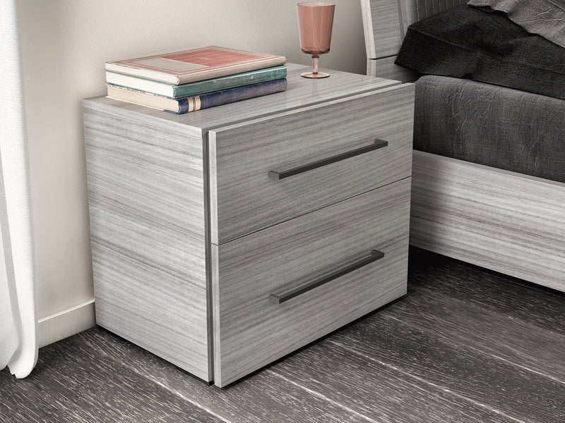 Mia 23" Wide 2 Drawer Nightstand