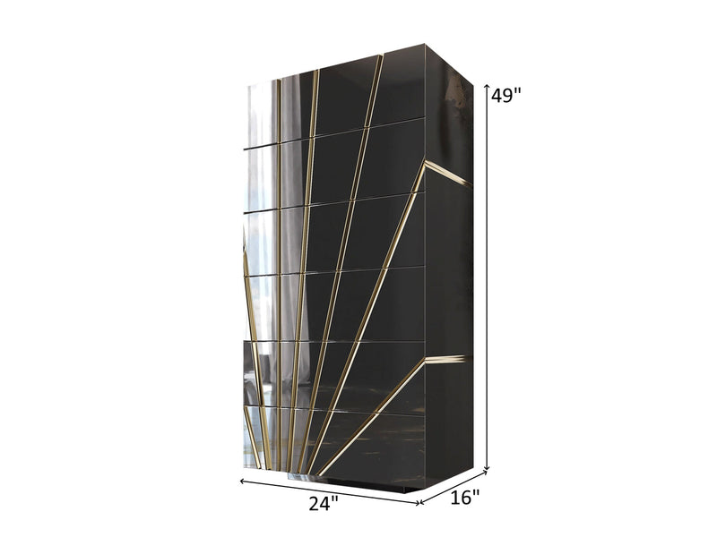 Oro Black Bedroom Set