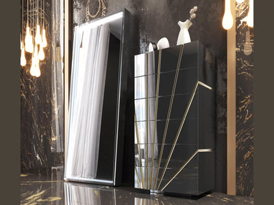 Oro Black Bedroom Set