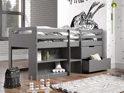 Fabiana 77" Wide Twin Loft Bed