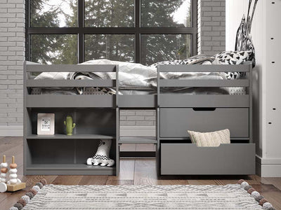 Fabiana 77" Wide Twin Loft Bed