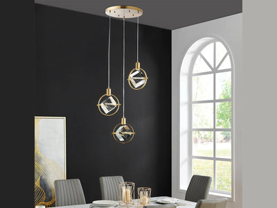 Hollywood Cube 18" Wide Chandelier