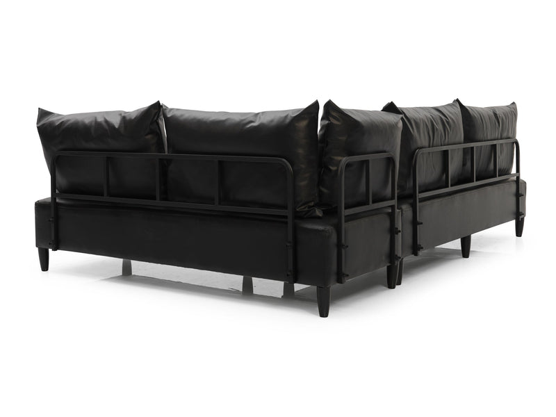 Inferno 98" / 70" Wide Leather Sectional