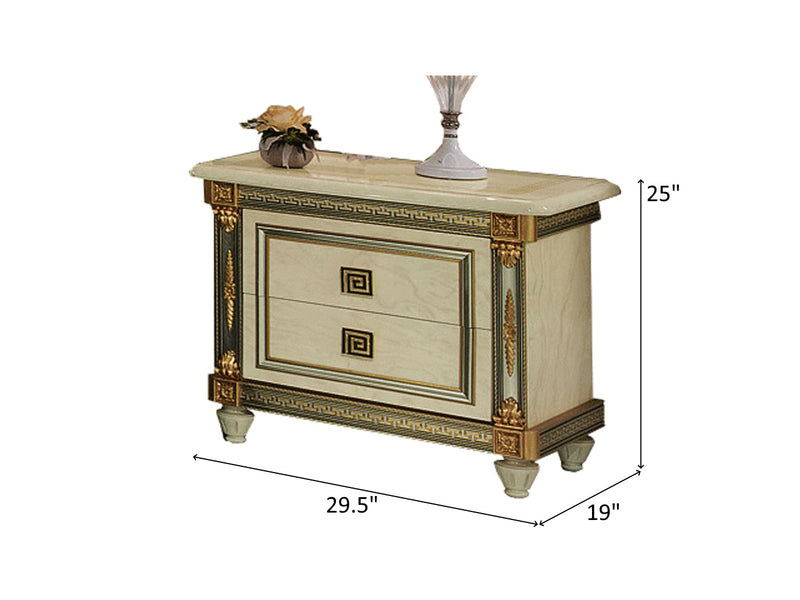 Liberty 25" Tall 2 Drawer Nightstand