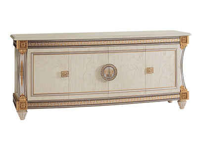 Liberty 86" Wide 4 Door Buffet With Mirror