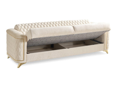 Luna Gala 88" Wide Convertible Sofa