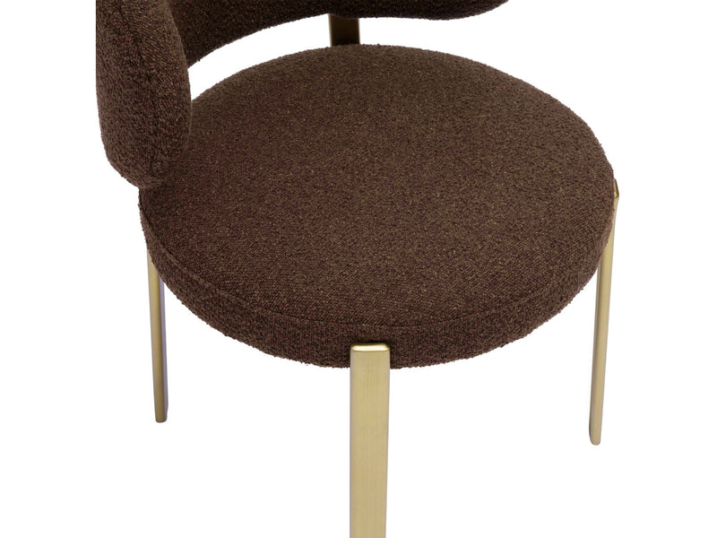 Margaret 22.8" Wide Boucle Dining Chair