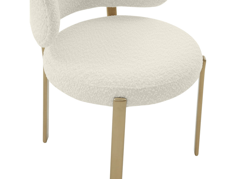 Margaret 22.8" Wide Boucle Dining Chair