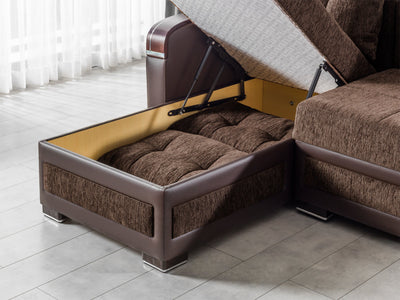 Maya 96" Wide Convertible Sectional