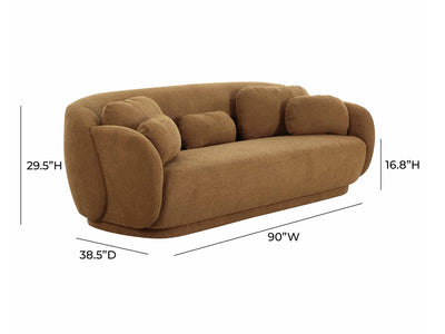 Misty 90" Wide Boucle Sofa